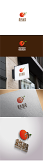 果然鲜果-水果店品牌logo设计