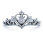复古宫廷迪士尼系列公主皇冠戒指 925纯银韩版潮人指环女饰品包邮-淘宝网