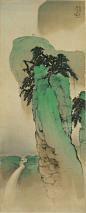 Li Xiong Cai（黎雄才 Chinese, 1910-2001） 一览众山小    1935: 