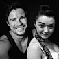 Joe Dempsie & Maisie Williams