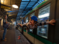 Paris subway by Adrian Sommeling