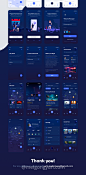 旅行探索移动APP程序界面XD工具包 Travel & Discovery UI Kit for Adobe XD :  