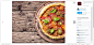 Homemade vegetarian pizza / 500px