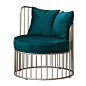 北欧单人沙发椅轻奢单椅ins网红椅子 休闲椅卧室创意简约现代家用-淘宝网