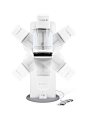 United Imaging Healthcare uMammo : uMammo is a digital mammography system with revolutionary modular design. By updating relevant modular components, it can be easily up- and downgraded to flexibly meet different clinical needs. The intuitive UI with subt