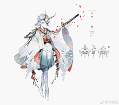 九天龙吟采集到游戏设定 / 阴阳师角色设计