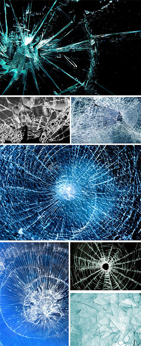 碎裂的玻璃高清图片素材-图片-视觉中国下...