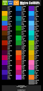 Win8 UI metro colour 色值表