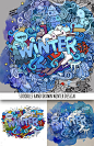 3 Winter Doodles Designs - Seasons/Holidays Conceptual