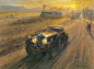 Alan Fearnley 汽车主题油画作品分享