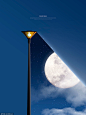 蓝色主题盗梦空间月亮云朵艺术合成海报PSD分层设计素材
