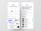 App Series: Calendar App for Often Meeting - 1 dribbble 2020 case study dribbble dribbble best shot calender ofspace calendar ui meeting room meeting app meetings meeting booking app bookings booking travel app traveling calendar app calendar design calen