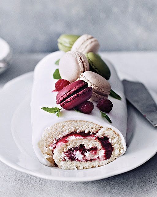 Raspberry Swiss Roll...