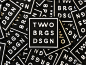 Two Bridges Design Patches icon logo square badge patch two bridges bridges two