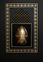 The Golden Goose : Inspired by fairy tales and Moroccan architecture, we created a room in which a shining, golden goose is caged, her eggs collected one by one and suspended inside arches carved into the walls. The goose is made entirely out of golden pa