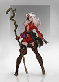 Elf archer, Daria Leonova : She treats her with arrow ^^