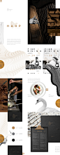 Harp : Corporate identity for a restaurant "Harp" based in Barcelona, Spain. Project created in RTG agency. 