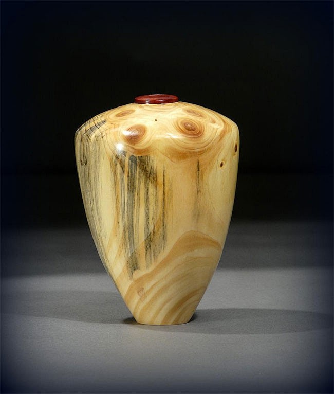 TWISTED AFFAIR硬木花瓶雕塑...