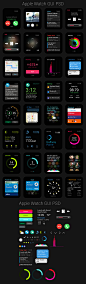 Apple Watch GUI PSD by FREEDL下载