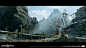 God of War 2018 Environment Art, Aaron Contreras : These are screenshots taken from ingame environments that I was in charge of for God of War. Some models and textures were created by other artists who will be credited in the images respectively. 

Envir