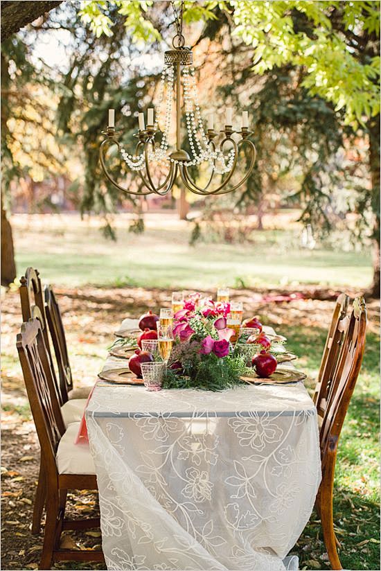 fall outdoor wedding...