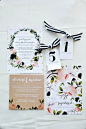 garden wedding invitations, photo by Amber Lynn Photography http://ruffledblog.com/love-grows-wedding-inspiration #stationery #weddinginvitations