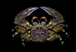 智利的五彩斑斓的瓷蟹，瓷蟹本身不算是螃蟹的一种，它们只是进化的像螃蟹的龙虾