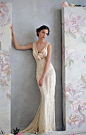 vintage wedding gown by Sandro