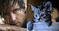 治愈系图片：男人和猫 (11)