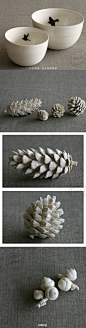 最陶瓷：郎图的陶艺师Coe&Waito最新设计的作品灵感来源于自然的形态结构，且都采用手工制作。http://weibo.com/2501413833/yx71a9xHi