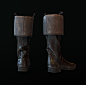 Officer's boots of the 19th century , Anastasia Fileva : Sculpting, texturing by Anastasia Fileva.  Baking, Shading, Render by Alexey Konzelko 
WIP. Props for my new character