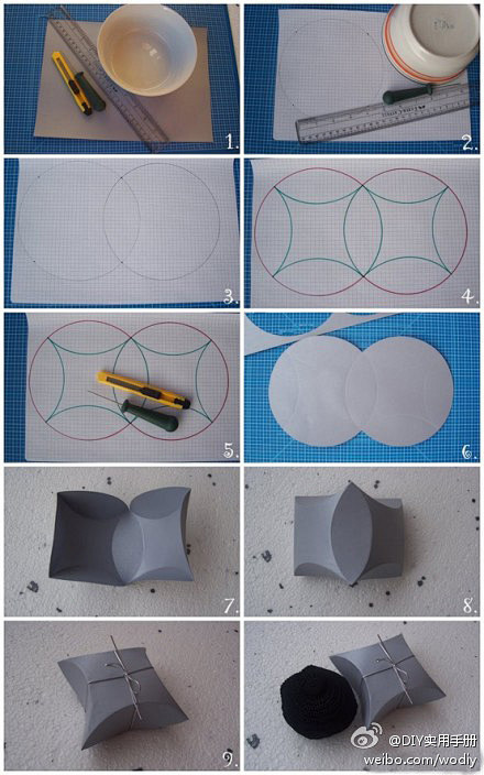 DIY实用手册：很棒的礼品包装盒DIY，...