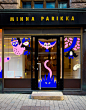 The Catch : Animal-themed window display for Minna Parikka Universum shoe boutique. The project was a collaboration between me and graphic designer Krista Kärki. The piece was handcrafted from start to finish for Helsinki Design Week 2014.