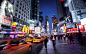 General 2560x1600 New York City Time Square city streets traffic taxi car people