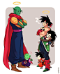 King Piccolo, Piccolo, Bardock, Goku and Raditz!