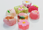 Assorted Japanese Hinamatsuri sweets (by sanmai)