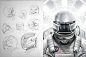 Mitsubishi Outlander - Astronaut : The brand new campaign by Africa Agency for Mitsubishi highlights the technology in the new Outlander.The big challenge for our team was to design characters using the same car design features.For this, Lightfarm team cr