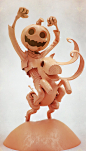 Jack Pumpkinhead , Jonfer Maia : Something That I'm working on right now.
I've changed his pose a little bit and now I feel that I can texture him. Let me know what you guys think!