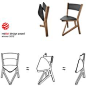 Andrea Borgogni - folding wooden chair wins red dot award