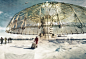 Polar Umbrella Buoyant Skyscraper Protects and Regenerates the Polar Ice Caps- eVolo | Architecture Magazine