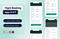 航班预订手机应用APP UI KIT