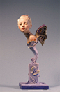 来自Forest Rogers的奇幻雕塑作品，大多以Fairy题材为主