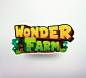 WonderFarm and Farmslam mobile game logo : Logo for mobile ios game  游戏logo