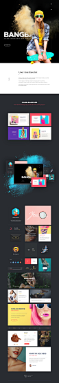 Bang UI Kit (PSD) : Bang is a large set of stylish web UI components. The kit is designed to help you save time by facilitating the design or prototyping processes.There are plenty of UI elements to choose from including styles for e-commerce, blog/magazi