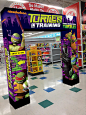 Teenage Mutant Ninja Turtles Retail Signage : Developed various retail signage solutions for Teenage Mutant Ninja Turtles animated series on Nickelodeon. Includes archways, end caps, plan-o-grams, and other scenarios.
