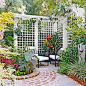 Trellis Design Ideas: Trellises with Fences or Screens : A trellis fence or screen is the perfect way to turn your backyard into a private escape. Whether wood or metal, a garden trellis creates the perfect backdrop for outdoor living spaces. Browse these