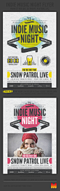 Indie Music Night Flyer/Poster on Behance