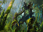 Verdant Force , Viktor Titov : MtG card I've done a while ago for the Dominaria set<br/>AD -Kelly Diggers<br/>thanks to Wizards of the Coast for the opportunity to work on such a great game <br/>tutorials - <a class="text-meta me
