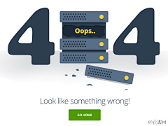 花花喵喵采集到web&404