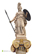 古希腊女神雅典娜雕塑高清图